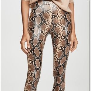 commando Faux Leather Leggings snake